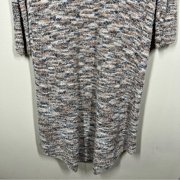 Anthropologie Pilcro Padma Space Dye Neutral Motif Longline Cardigan Sweater - Picture 13 of 13